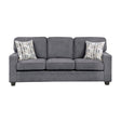 Frances Dark Gray Sofa by Homelegance at Eve Furniture