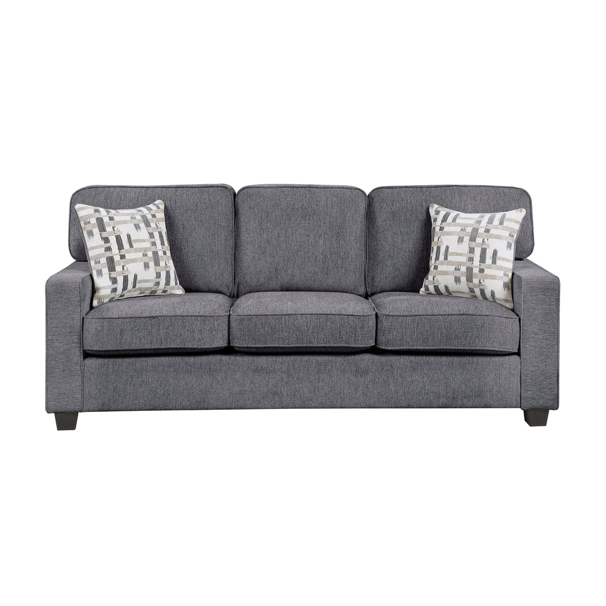 Frances Dark Gray Sofa by Homelegance at Eve Furniture