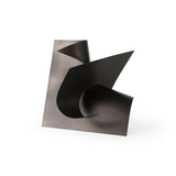 Francesca 11.8L x 11.8W x 11.8H Black Metal Sculptural Decorative Object by Mercana at Eve Furniture