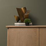 Francesca Antique Gold Metal Sculptural Decorative Object by Mercana at Eve Furniture