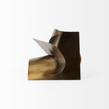 Francesca Antique Gold Metal Sculptural Decorative Object by Mercana at Eve Furniture