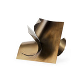 Francesca Antique Gold Metal Sculptural Decorative Object by Mercana at Eve Furniture