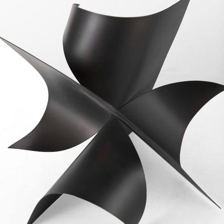 Francesca Black Metal Sculptural Decorative Object by Mercana at Eve Furniture