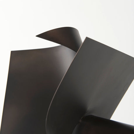 Francesca Black Metal Sculptural Decorative Object by Mercana at Eve Furniture