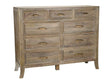 Francesca Distressed Brown Dresser by Classic Home at Eve Furniture