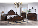 Francione Dark Cherry 4-Piece Queen Bedroom Set by Furniture of America at Eve Furniture