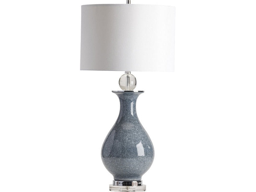 Francis Blue Table Lamp by Crestview at Eve Furniture