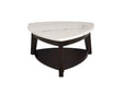 Francis Marble Top Cocktail Tblw/Casters by Steve Silver at Eve Furniture