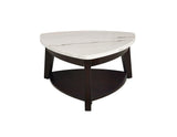 Francis Marble Top Cocktail Tblw/Casters by Steve Silver at Eve Furniture