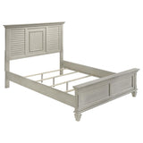 Franco Antique White 4-Piece California King Storage Bedroom Set by Coaster at Eve Furniture