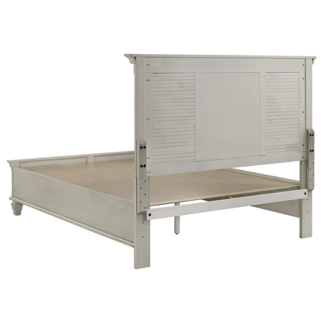Franco Antique White 4-Piece Queen Storage Bedroom Set by Coaster at Eve Furniture