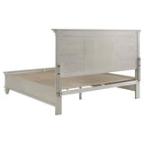 Franco Antique White 5-Piece Eastern King Storage Bedroom Set by Coaster at Eve Furniture