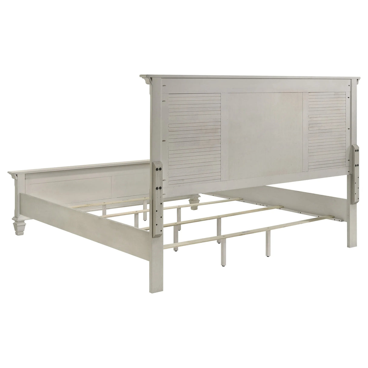Franco Antique White 5-Piece Eastern King Storage Bedroom Set by Coaster at Eve Furniture