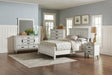 Franco Antique White 5-Piece Eastern King Storage Bedroom Set by Coaster at Eve Furniture