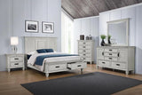 Franco Antique White 5-Piece Queen Storage Bedroom Set by Coaster at Eve Furniture