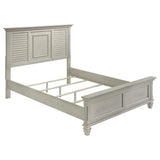 Franco Antique White 5-Piece Queen Storage Platform Bedroom Set by Coaster at Eve Furniture