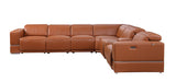 Franco Carmel 7-Piece 3 Power Reclining Sectional by New Era Innovations at Eve Furniture
