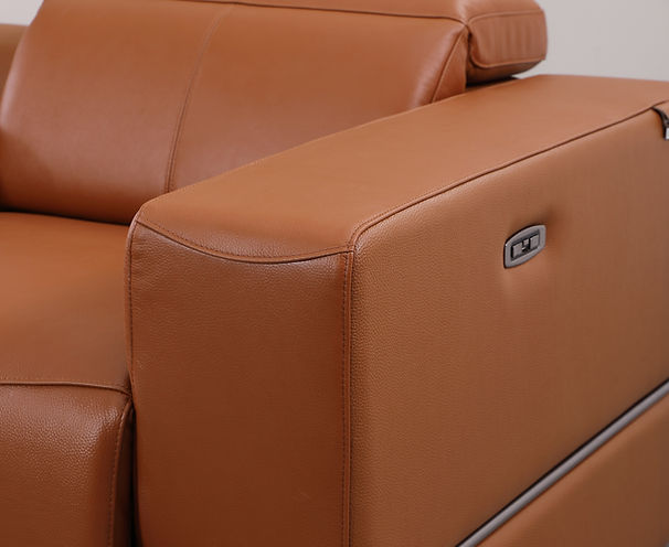 Franco Carmel 7-Piece 3 Power Reclining Sectional by New Era Innovations at Eve Furniture