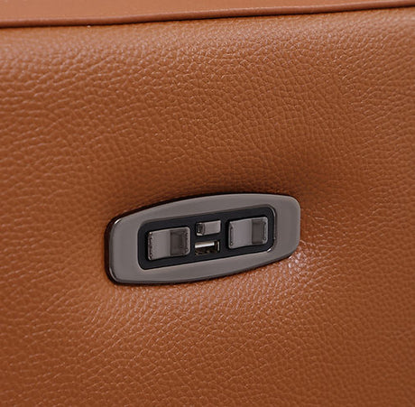 Franco Carmel 7-Piece 3 Power Reclining Sectional by New Era Innovations at Eve Furniture