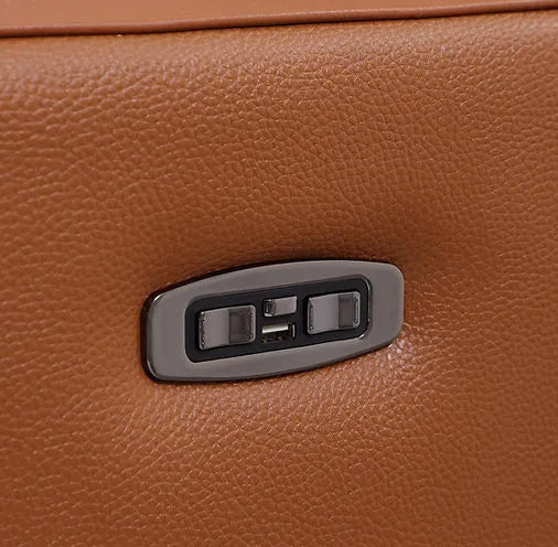 Franco Carmel 7-Piece 3 Power Reclining Sectional by New Era Innovations at Eve Furniture