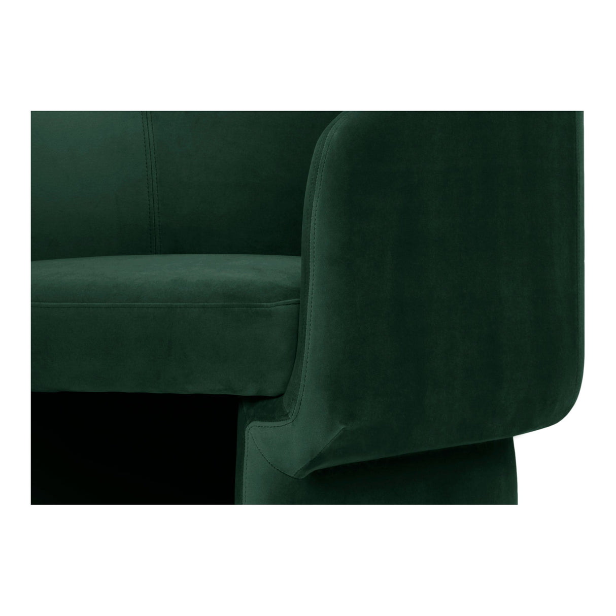 Franco Dark Green Chair by Moe's Home at Eve Furniture