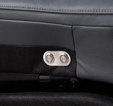 Franco Dark Grey 7-piece 3 Power Reclining Sectional by New Era Innovations at Eve Furniture