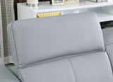 Franco Light Blue 6-Piece 2 Power Reclining Sectional [ Special Price ] by New Era Innovations at Eve Furniture