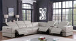 Franco Light Grey 7-Piece 3 Power Reclining Sectional by New Era Innovations at Eve Furniture