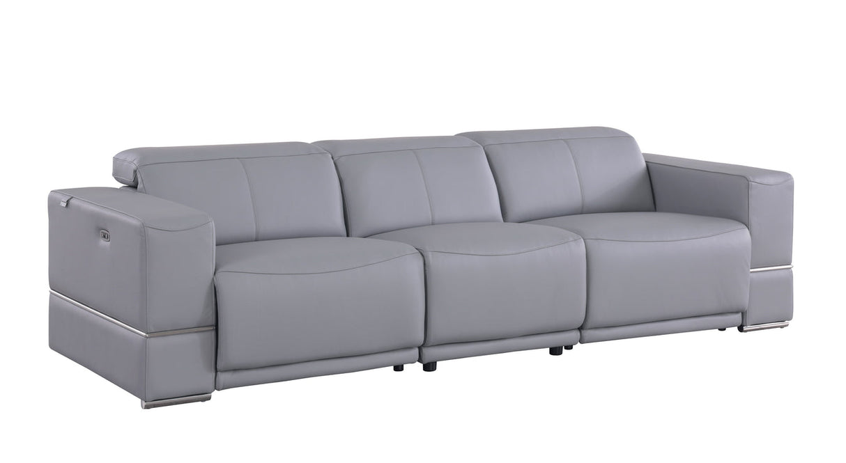 Franco Light Grey Power Reclining Living Room Set by New Era Innovations at Eve Furniture