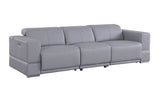 Franco Light Grey Power Reclining Living Room Set by New Era Innovations at Eve Furniture