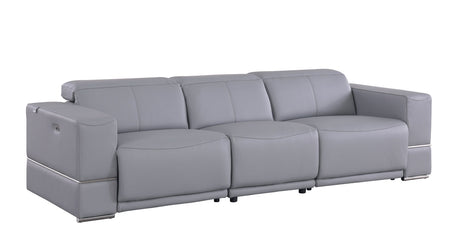 Franco Light Grey Power Reclining Living Room Set by New Era Innovations at Eve Furniture