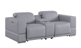 Franco Light Grey Power Reclining Living Room Set by New Era Innovations at Eve Furniture