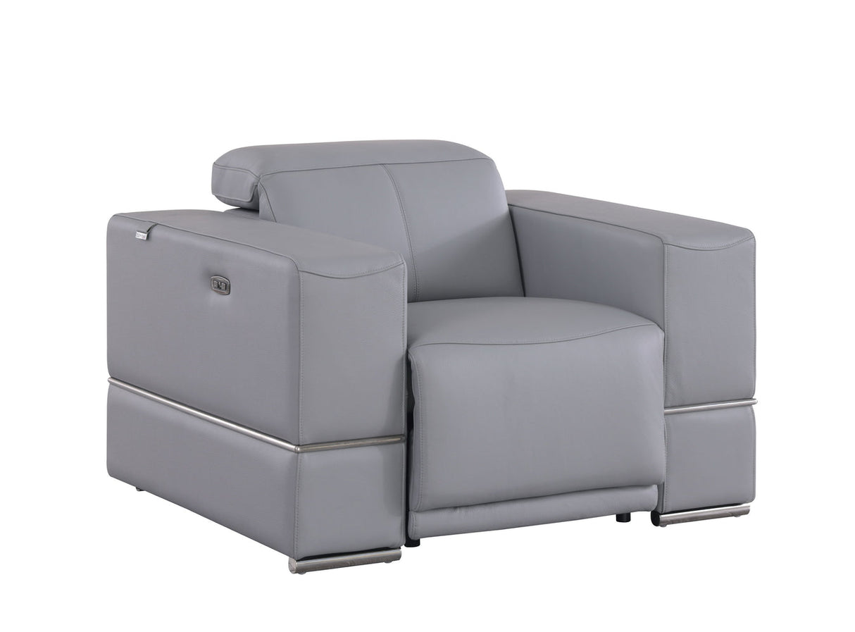 Franco Light Grey Power Reclining Living Room Set by New Era Innovations at Eve Furniture