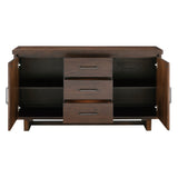Franco Walnut Dining Server by Homelegance at Eve Furniture