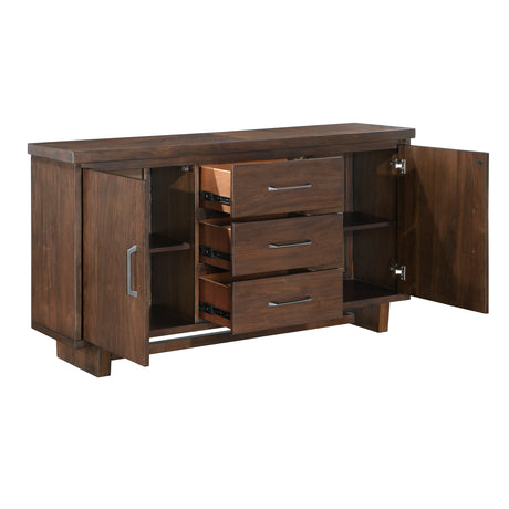 Franco Walnut Dining Server by Homelegance at Eve Furniture
