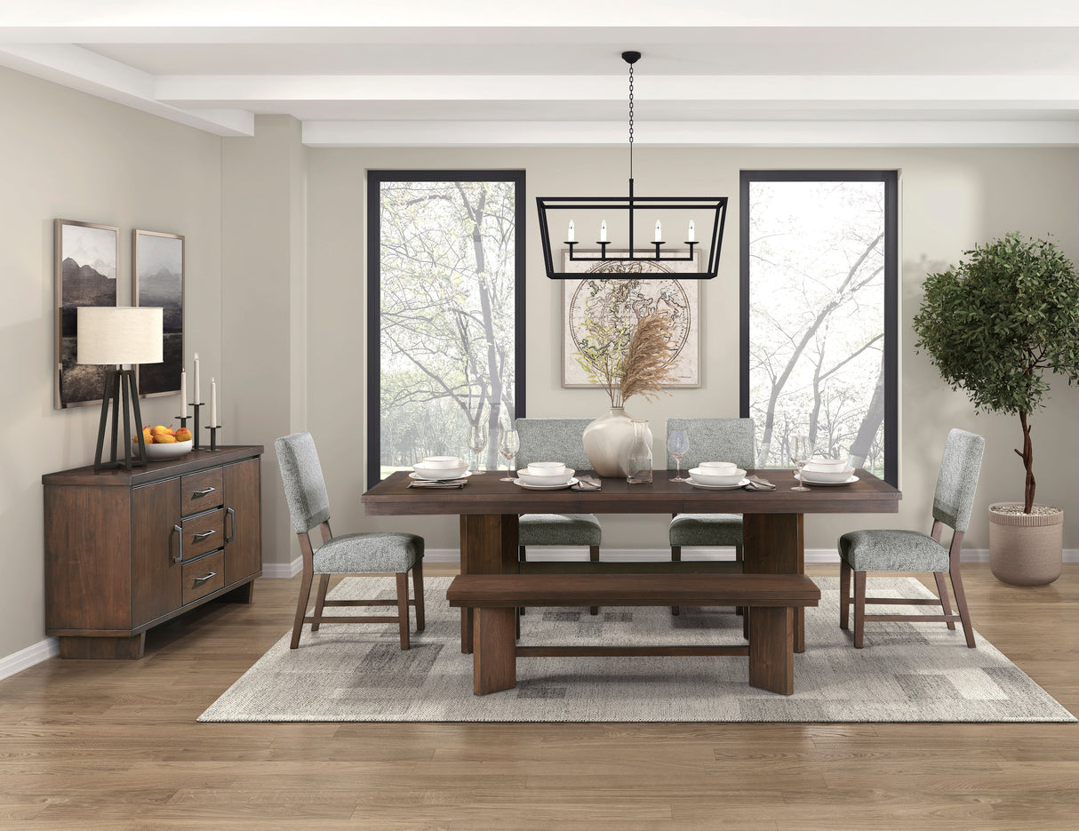 Franco Walnut Dining Server by Homelegance at Eve Furniture