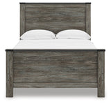 Frandern Black/Gray Full Panel Bed by Ashley at Eve Furniture