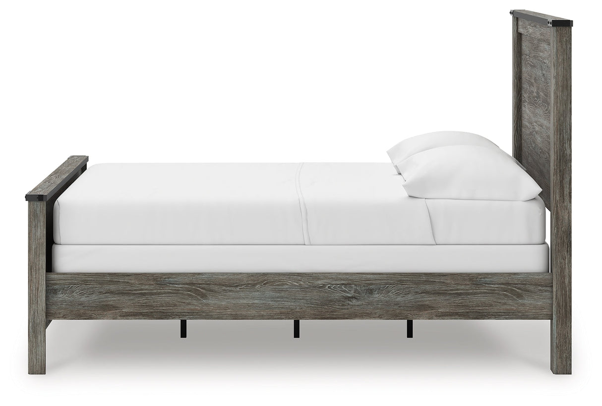 Frandern Black/Gray Full Panel Bed by Ashley at Eve Furniture