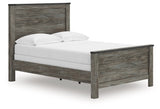 Frandern Black/Gray Full Panel Bed by Ashley at Eve Furniture