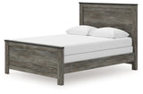 Frandern Black/Gray Queen Panel Bed by Ashley at Eve Furniture