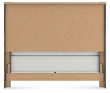 Frandern Black/Gray Queen Panel Bed by Ashley at Eve Furniture