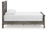 Frandern Black/Gray Queen Panel Bed by Ashley at Eve Furniture