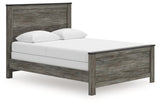 Frandern Black/Gray Queen Panel Bed by Ashley at Eve Furniture