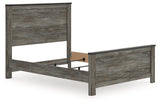 Frandern Black/Gray Queen Panel Bed by Ashley at Eve Furniture