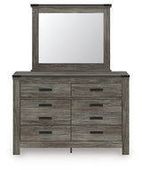 Frandern Black/Gray Queen Panel Bedroom Set by Ashley at Eve Furniture