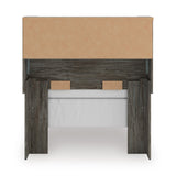 Frandern Black/Gray Twin Bookcase Panel Bed by Ashley at Eve Furniture