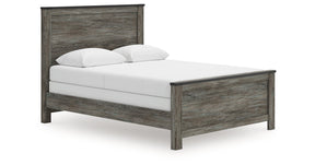 Frandern Black/Gray Twin Panel Bed by Ashley at Eve Furniture