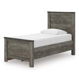 Frandern Black/Gray Twin Storage Platform Bed with 2 Drawers by Ashley at Eve Furniture