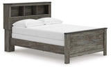 Frandern Black/Gray Youth Bookcase Panel Bedroom Set by Ashley at Eve Furniture