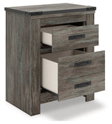Frandern Black/Gray Youth Bookcase Panel Bedroom Set by Ashley at Eve Furniture